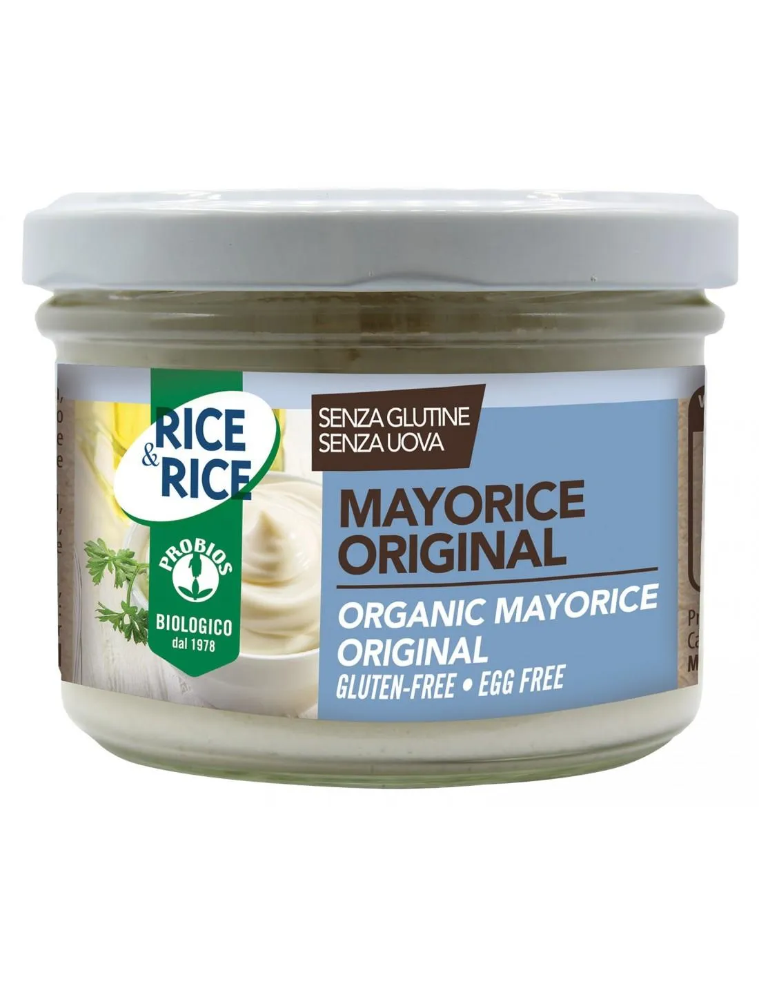 Mayonese di riso vegetale senza glutine165gr