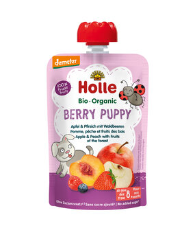 Quetschie - Apfel, Pfirsich, Waldbeeren 'Berry Puppy' 100g