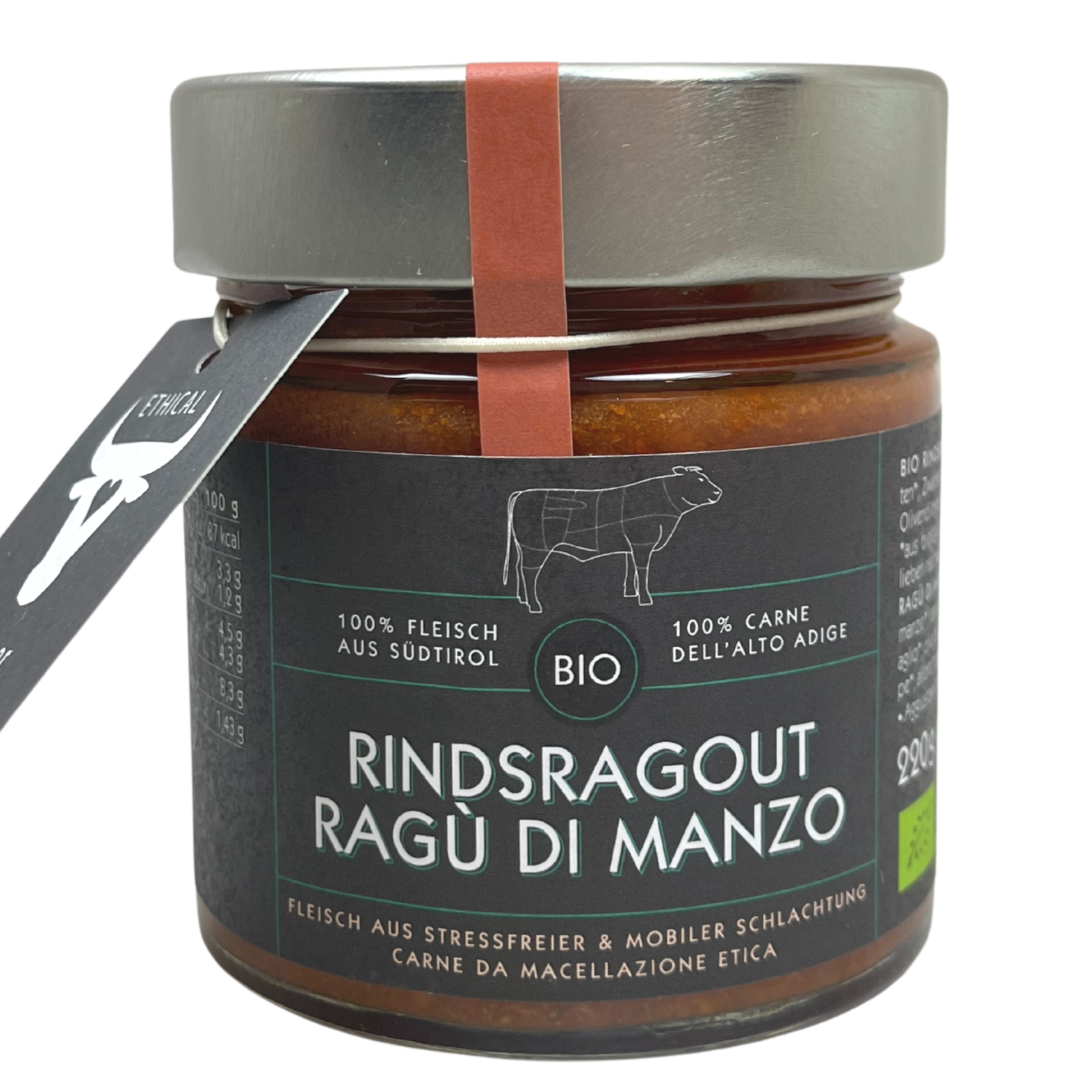 Ragout di manzo Ethical Beef 220g
