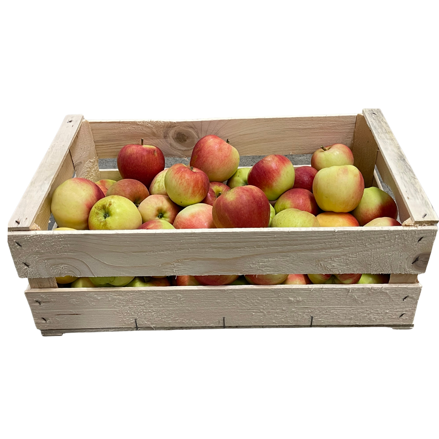 Kiste Äpfel rot 9 kg bio Sansa - Neue Ernte