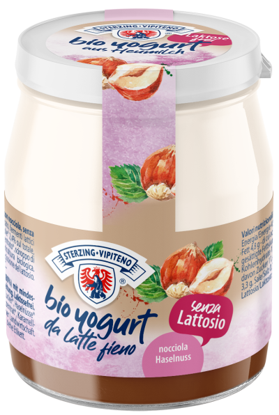 Joghurt Haselnuss laktosefrei (im Glas) 150 gr
