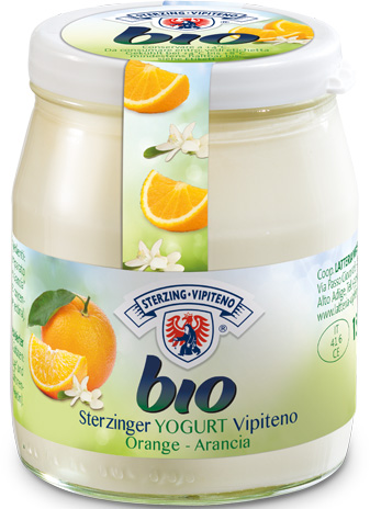 Yogurt arancia (in vetro) 150gr